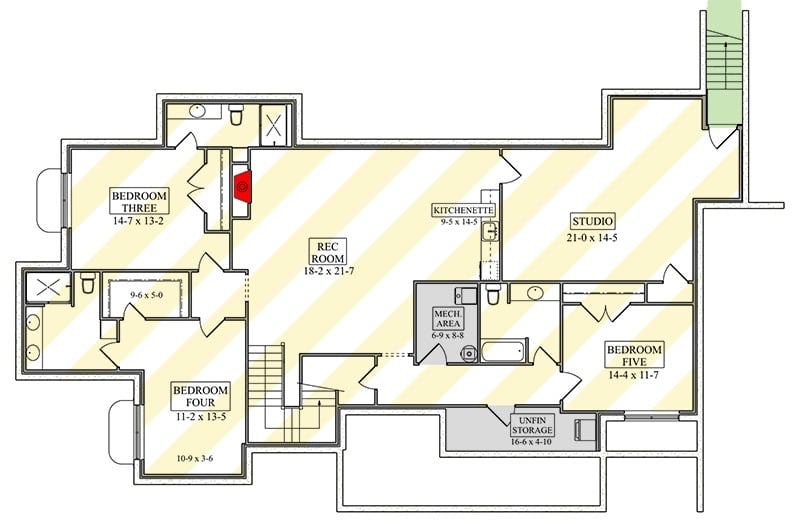 Lower Level Floor Plan