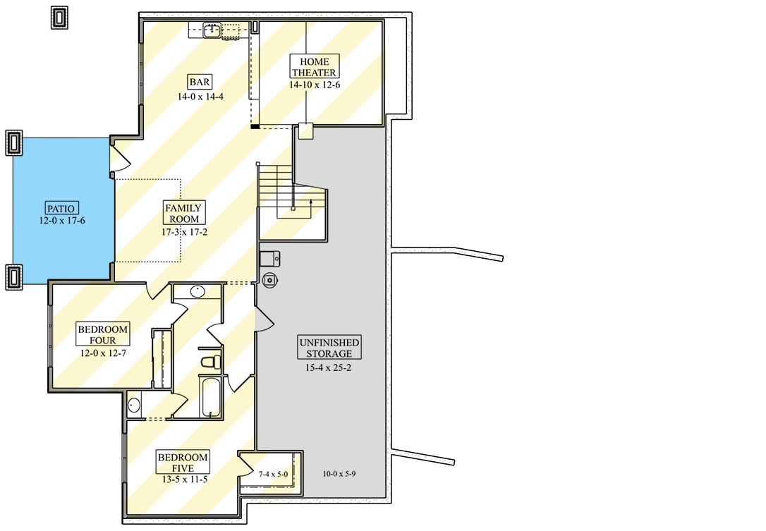 Lower Level Floor Plan