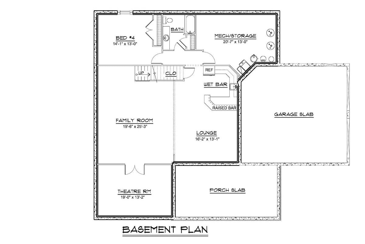 Lower Level Floor Plan