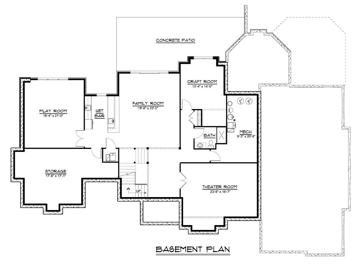 Lower Level Floor Plan