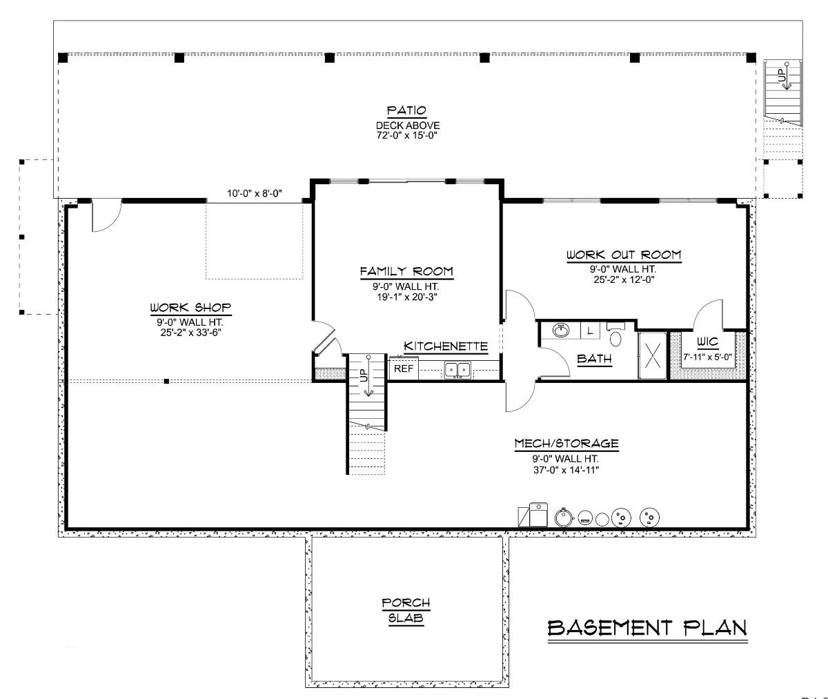 Lower Level Floor Plan