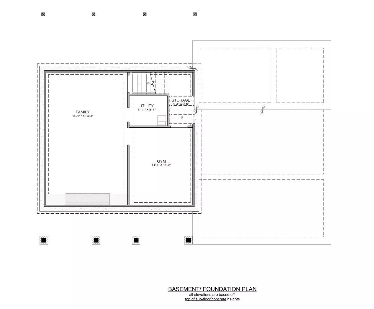 Lower Level Floor Plan