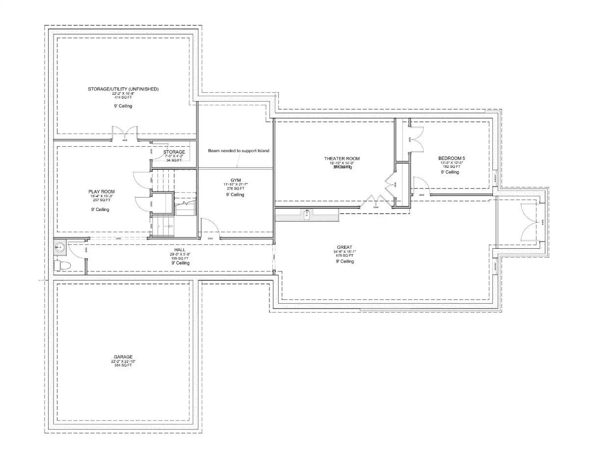 Lower Level Floor Plan