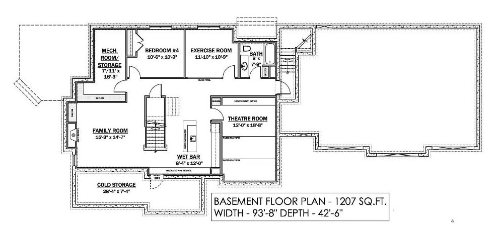 Lower Level Floor Plan