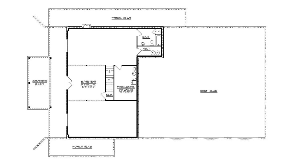Lower Level Floor Plan