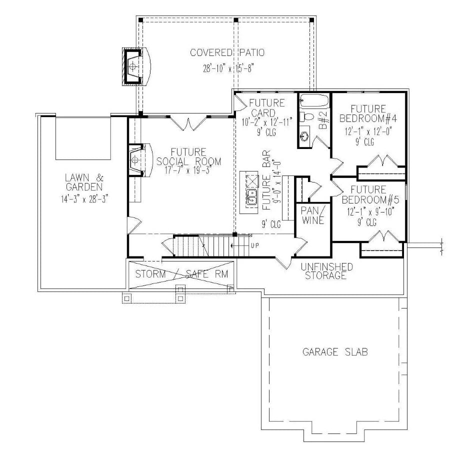 Lower Level Floor Plan