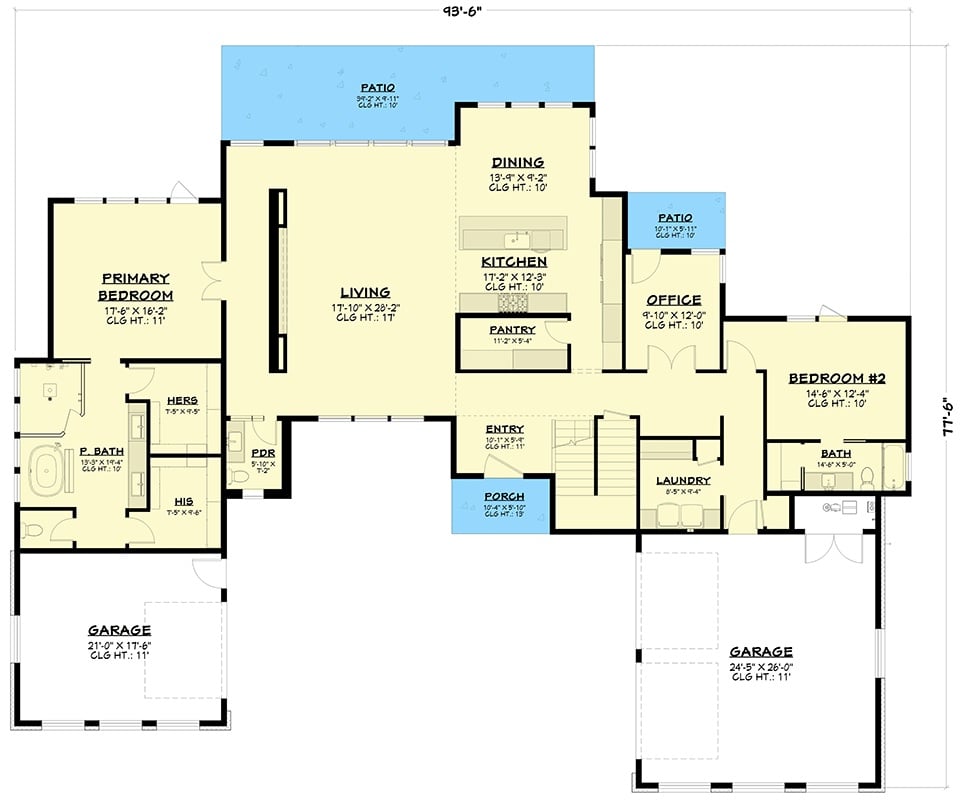 Main Level Floor Plan