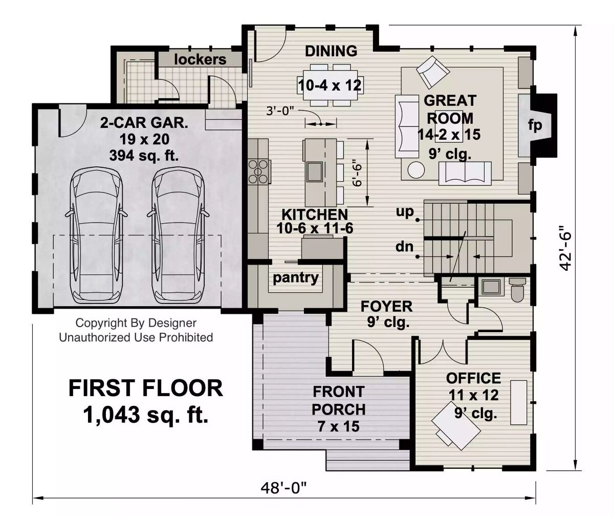 Main Level Floor Plan