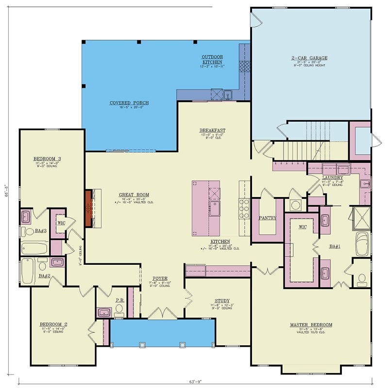 Main Level Floor Plan