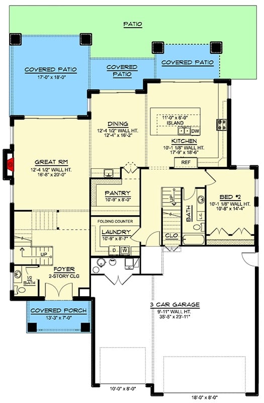 Main Level Floor Plan