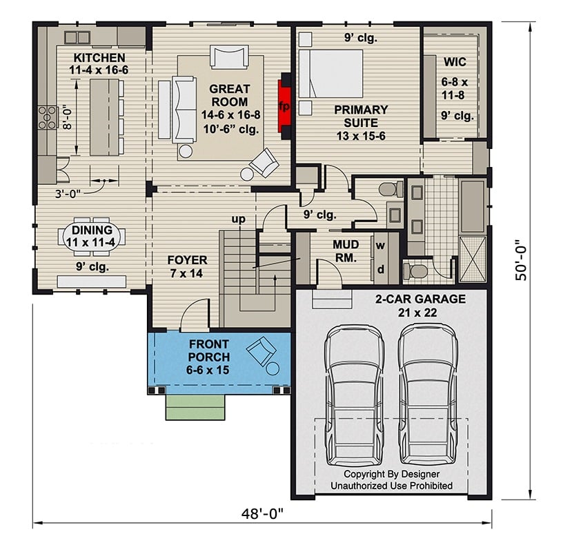 Main Level Floor Plan