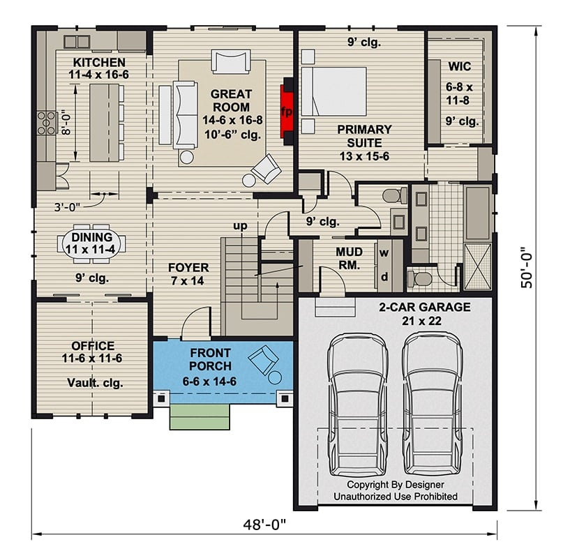 Main Level Floor Plan