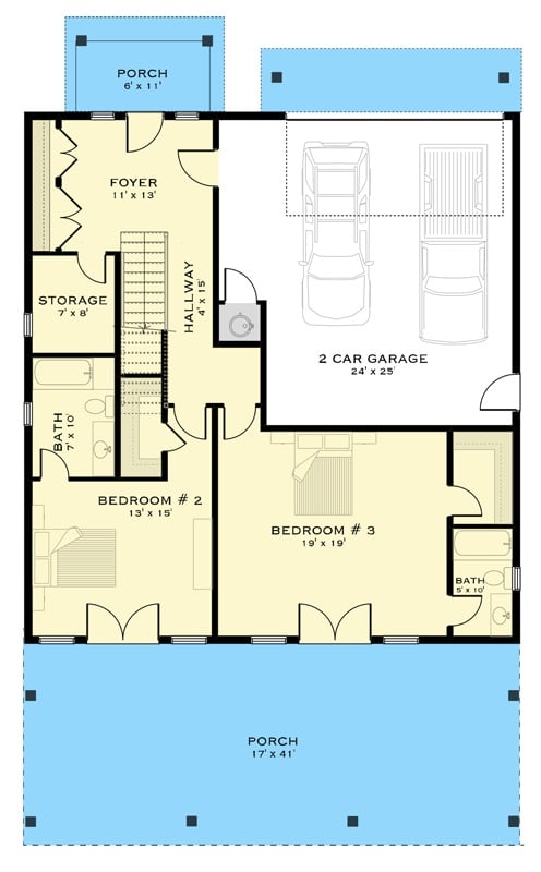 Main Level Floor Plan