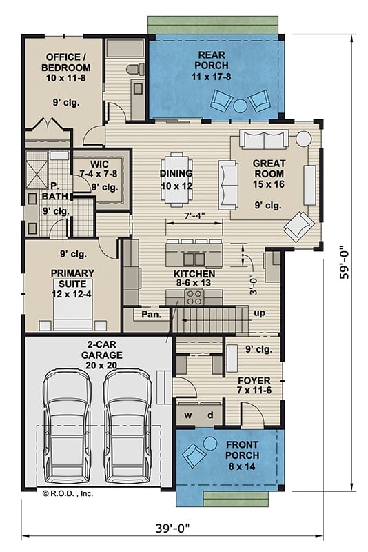 Main Level Floor Plan