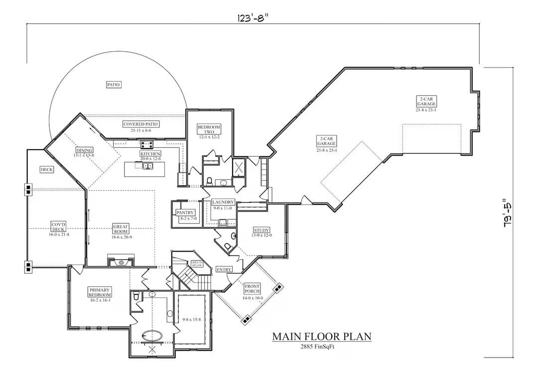 Main Level Floor Plan