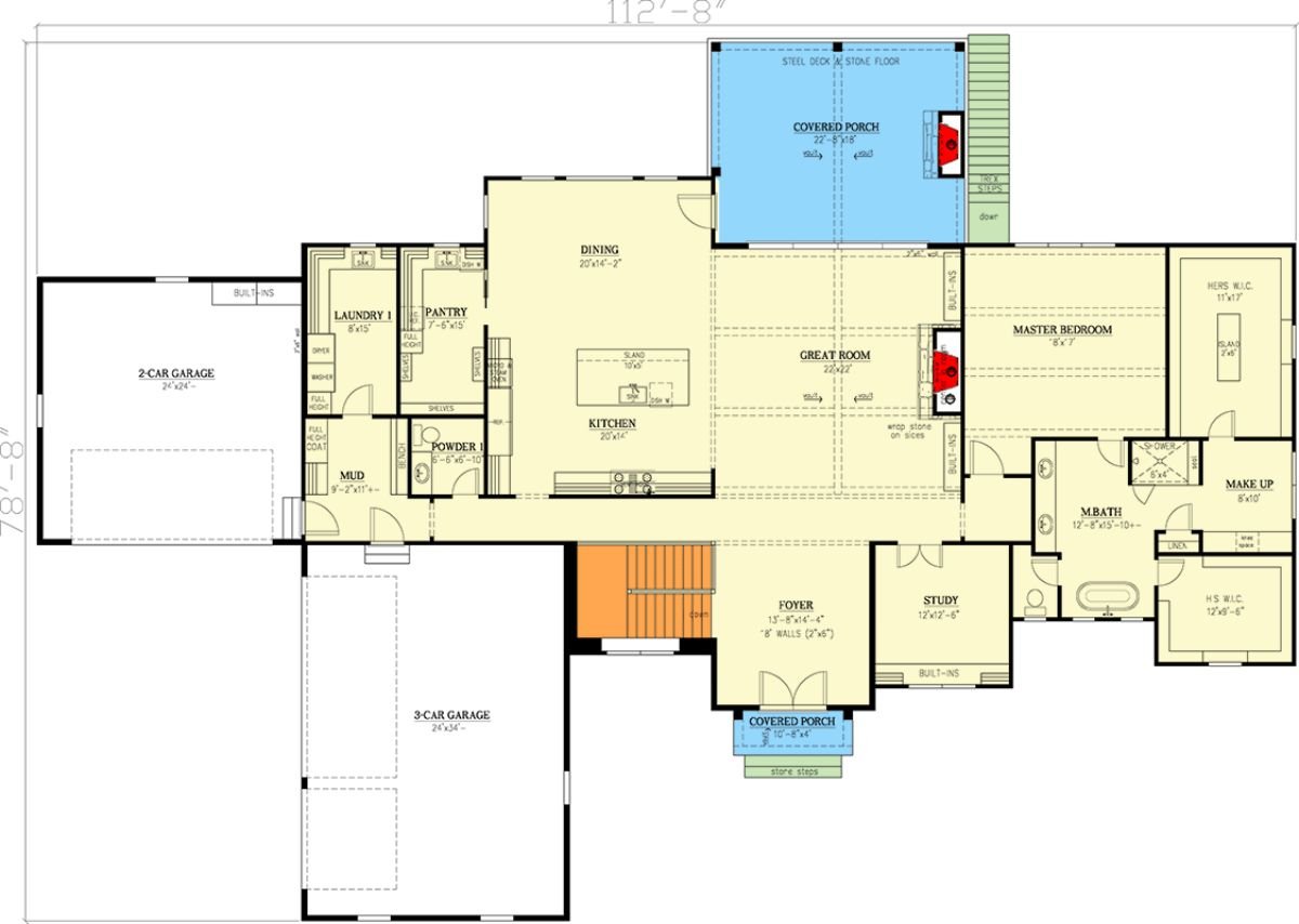 Main Level Floor Plan