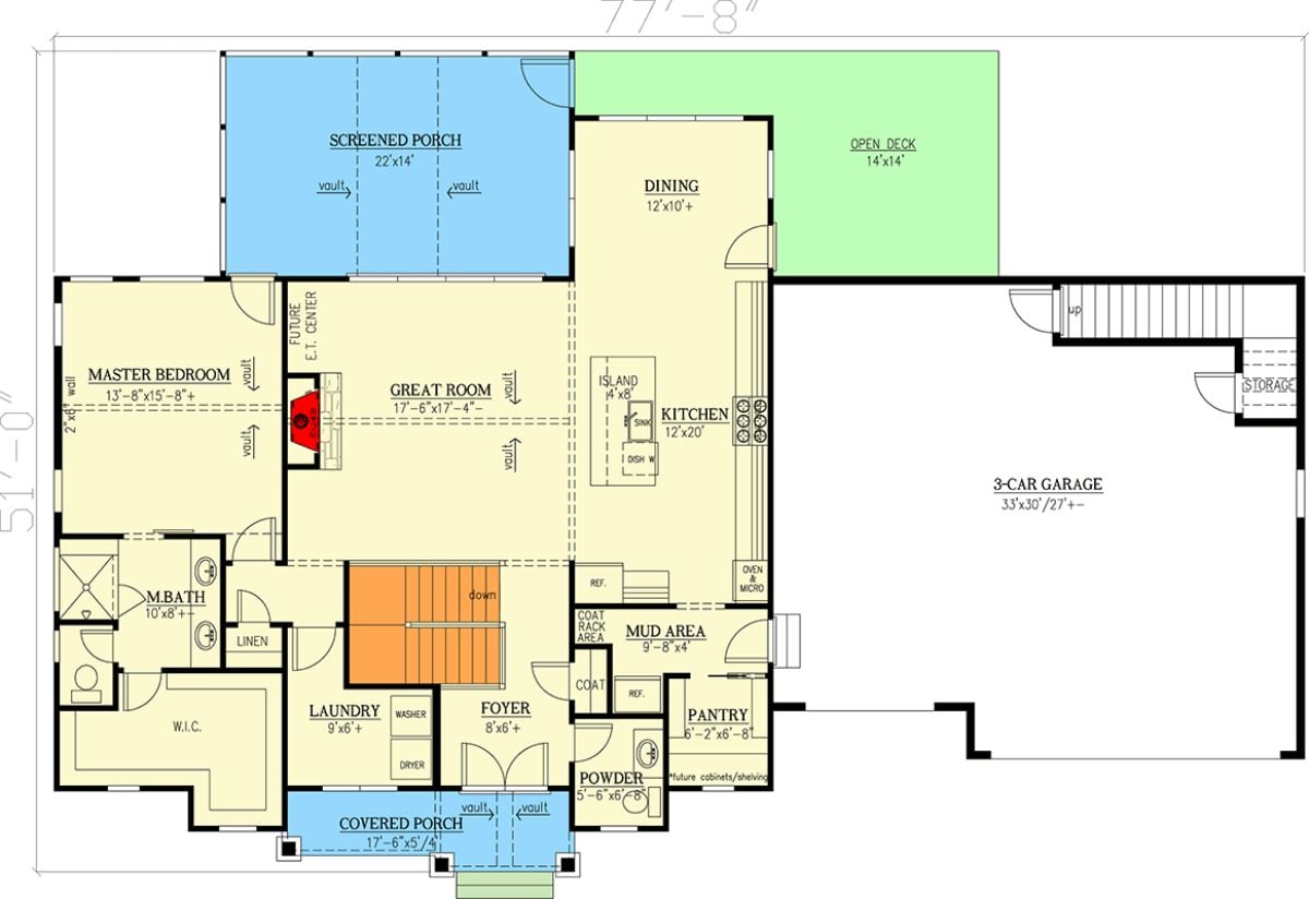 Main Level Floor Plan