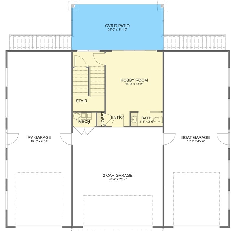 Main Level Floor Plan