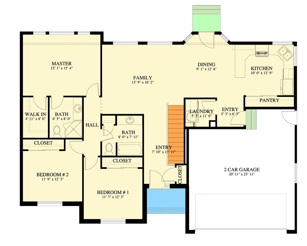 Main Level Floor Plan
