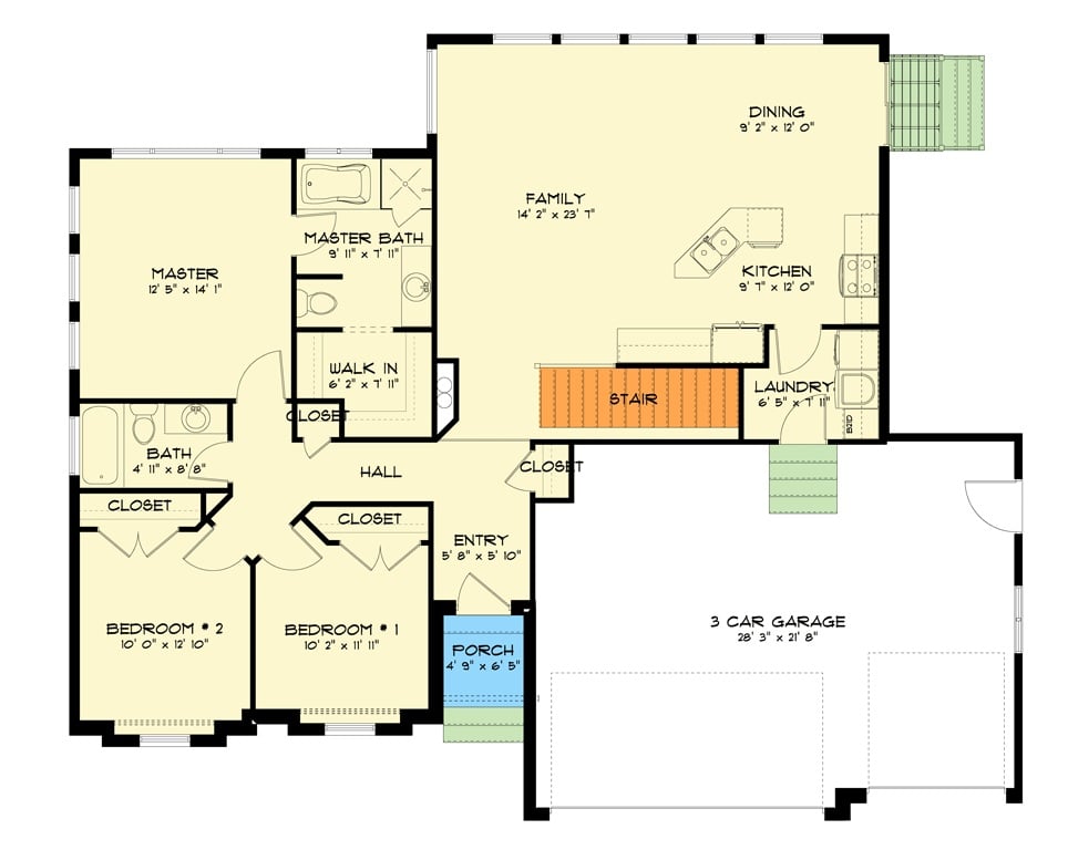 Main Level Floor Plan