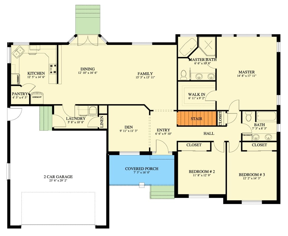 Main Level Floor Plan