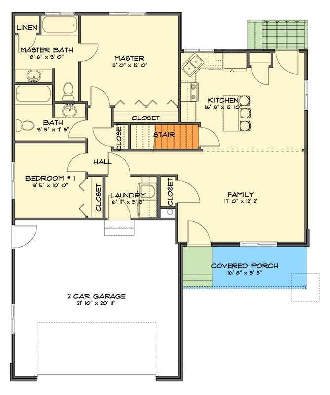 Main Level Floor Plan