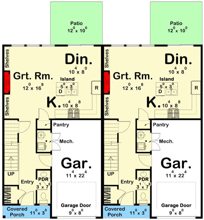Main Level Floor Plan
