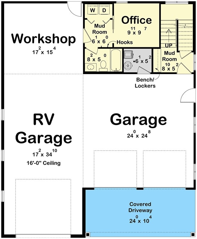 Main Level Floor Plan
