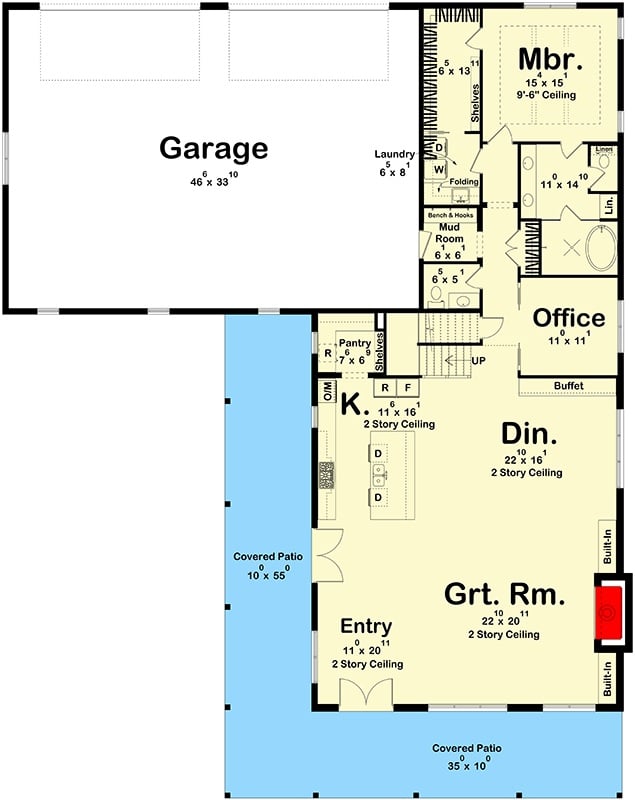 Main Level Floor Plan