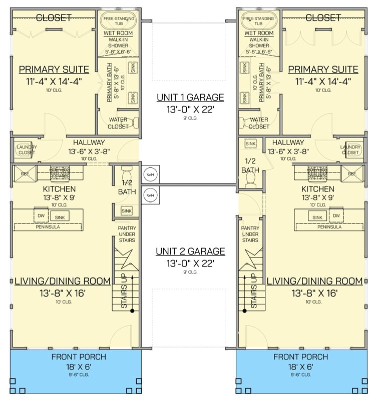 Main Level Floor Plan