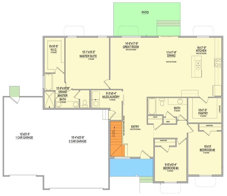 Main Level Floor Plan