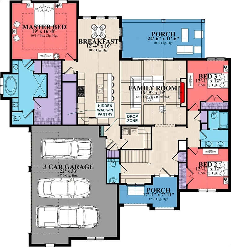 Main Level Floor Plan