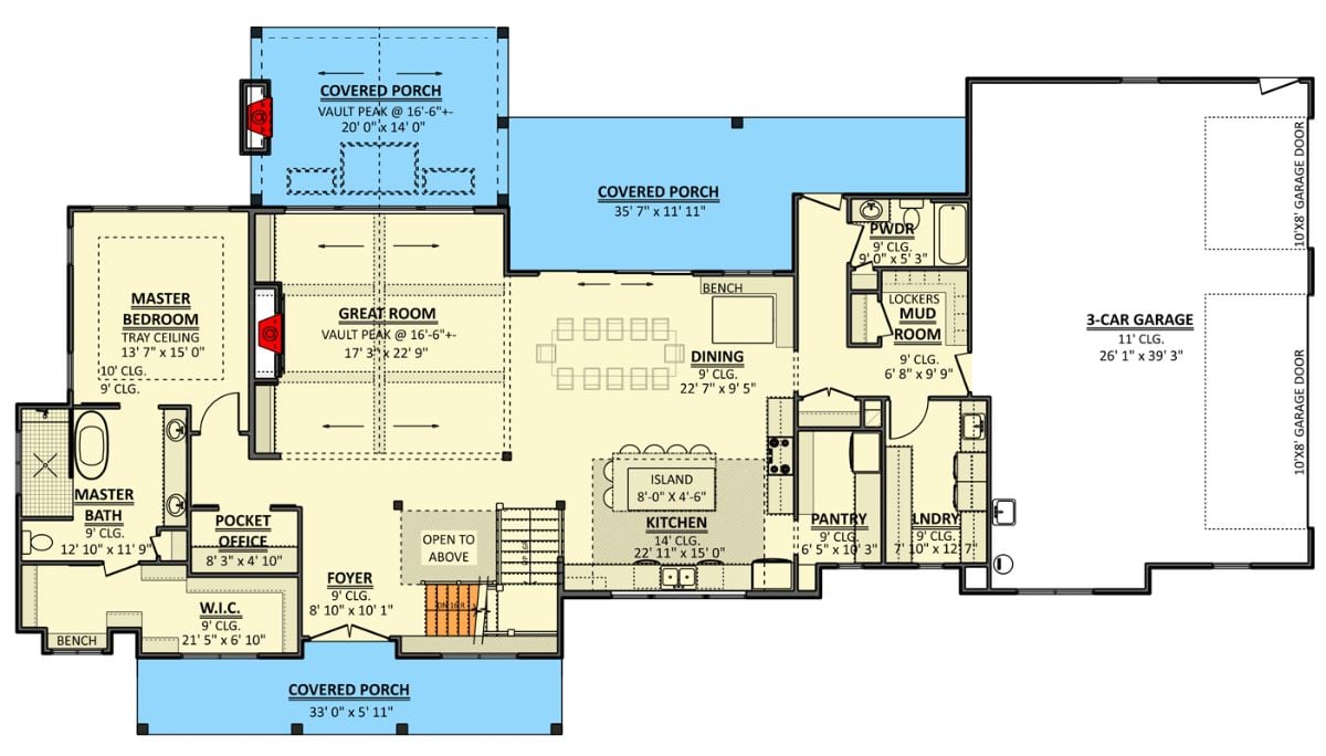 Main Level Floor Plan