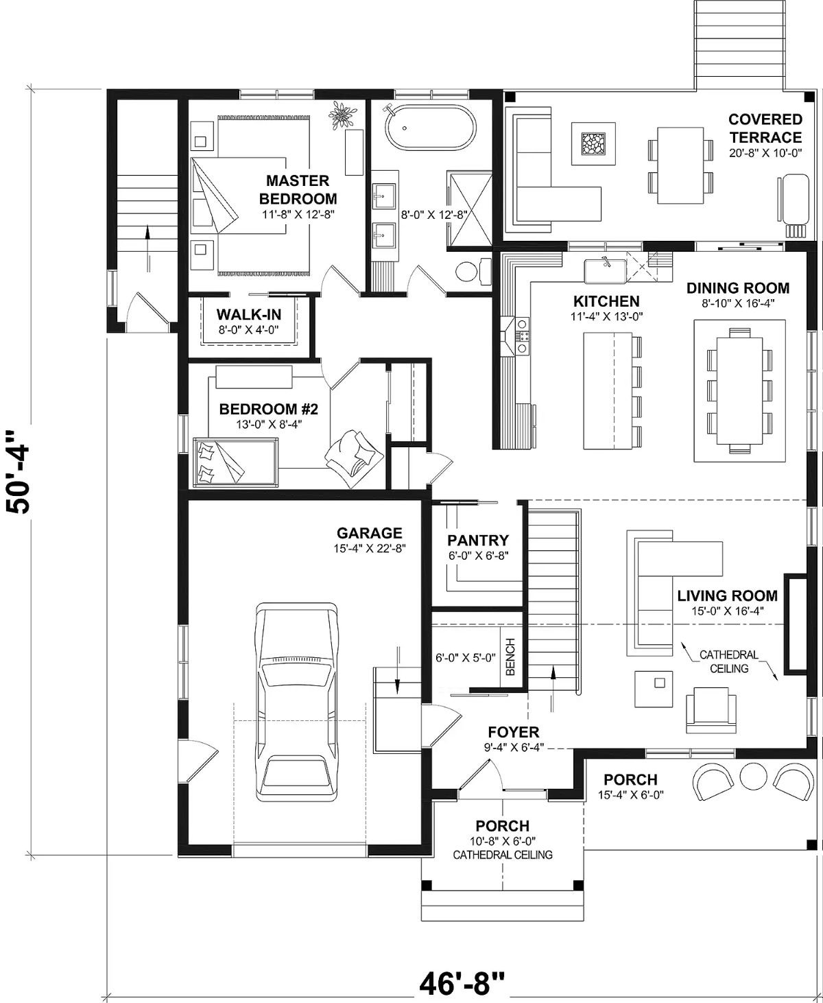 Main Level Floor Plan