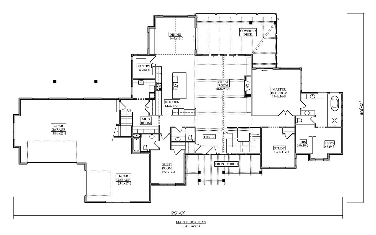 Main Level Floor Plan