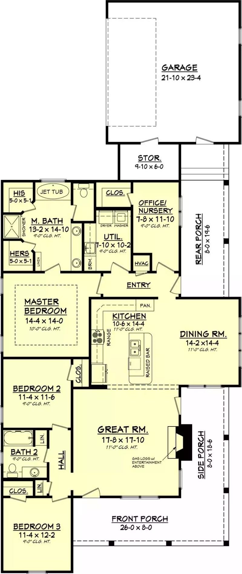 Main Level Floor Plan