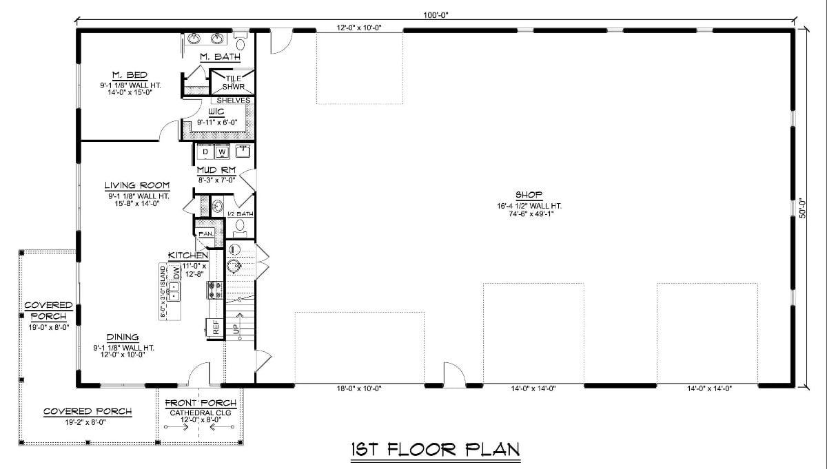 Main Level Floor Plan