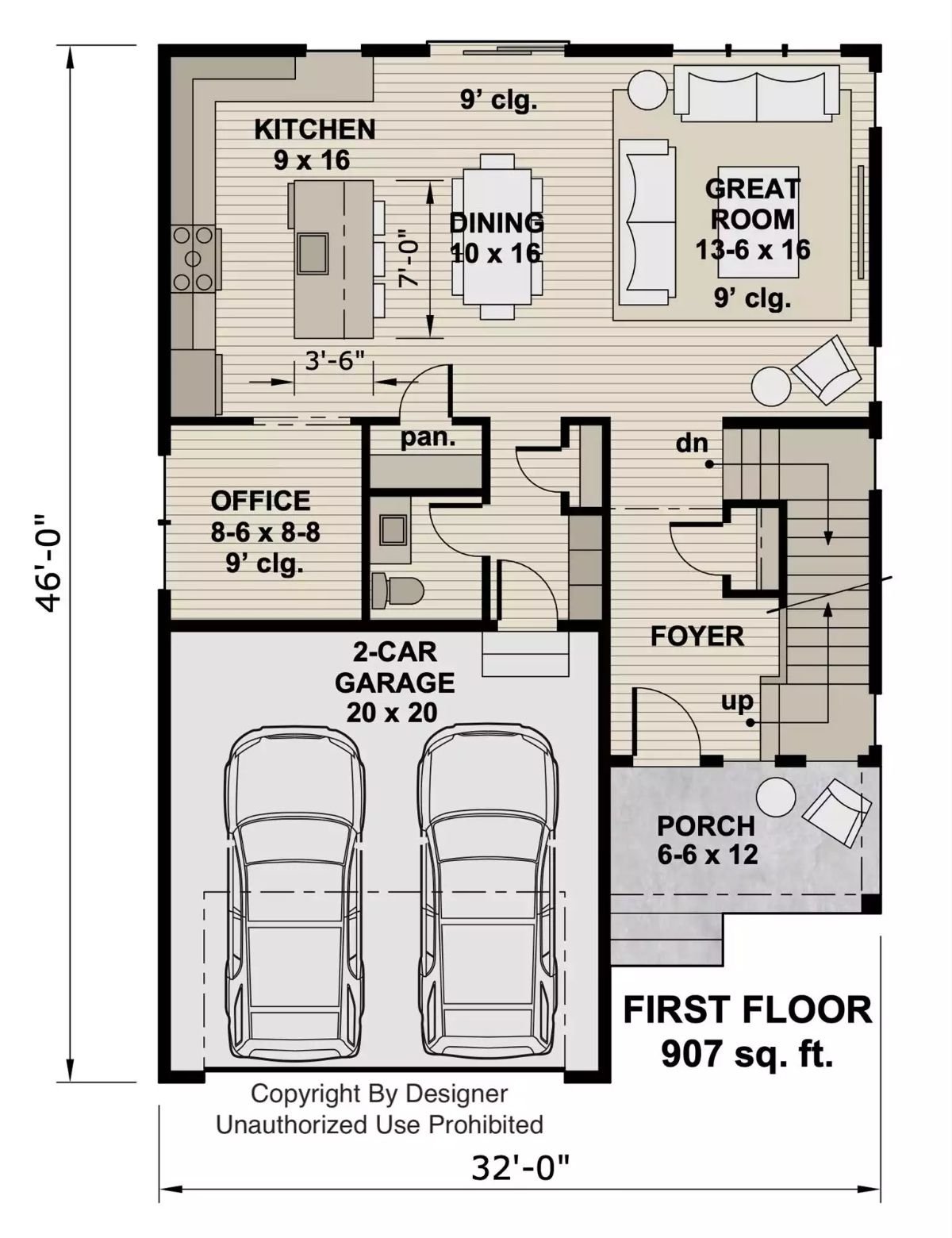 Main Level Floor Plan