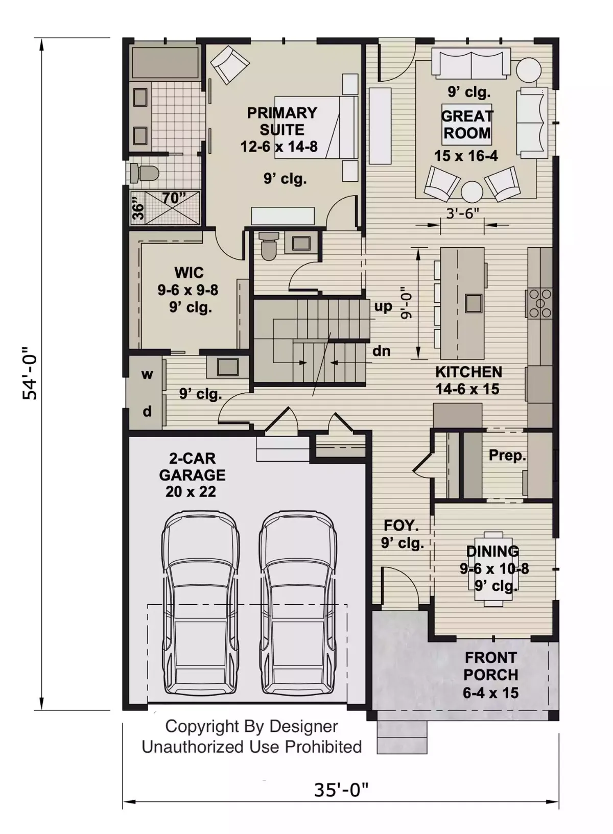 Main Level Floor Plan