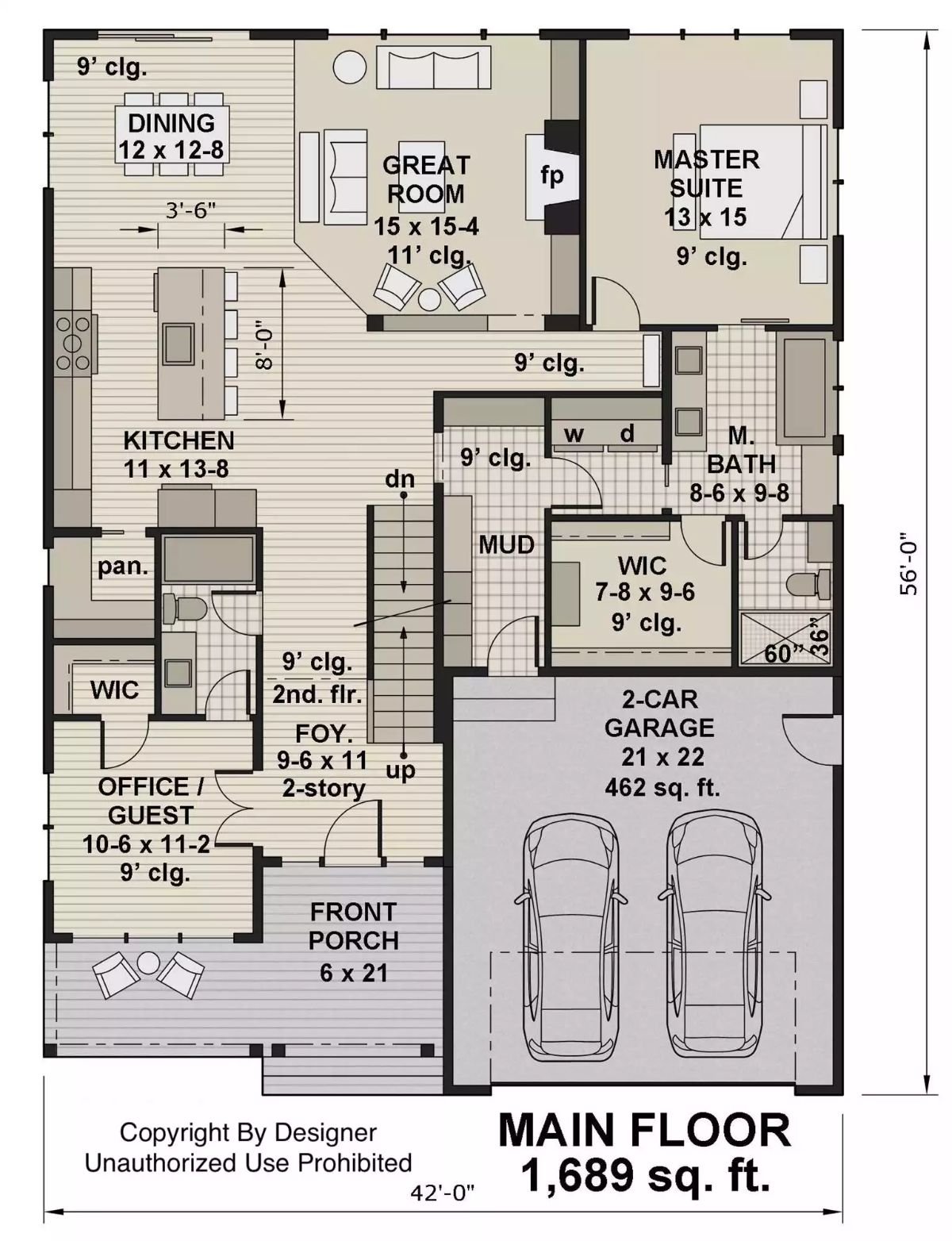 Main Level Floor Plan