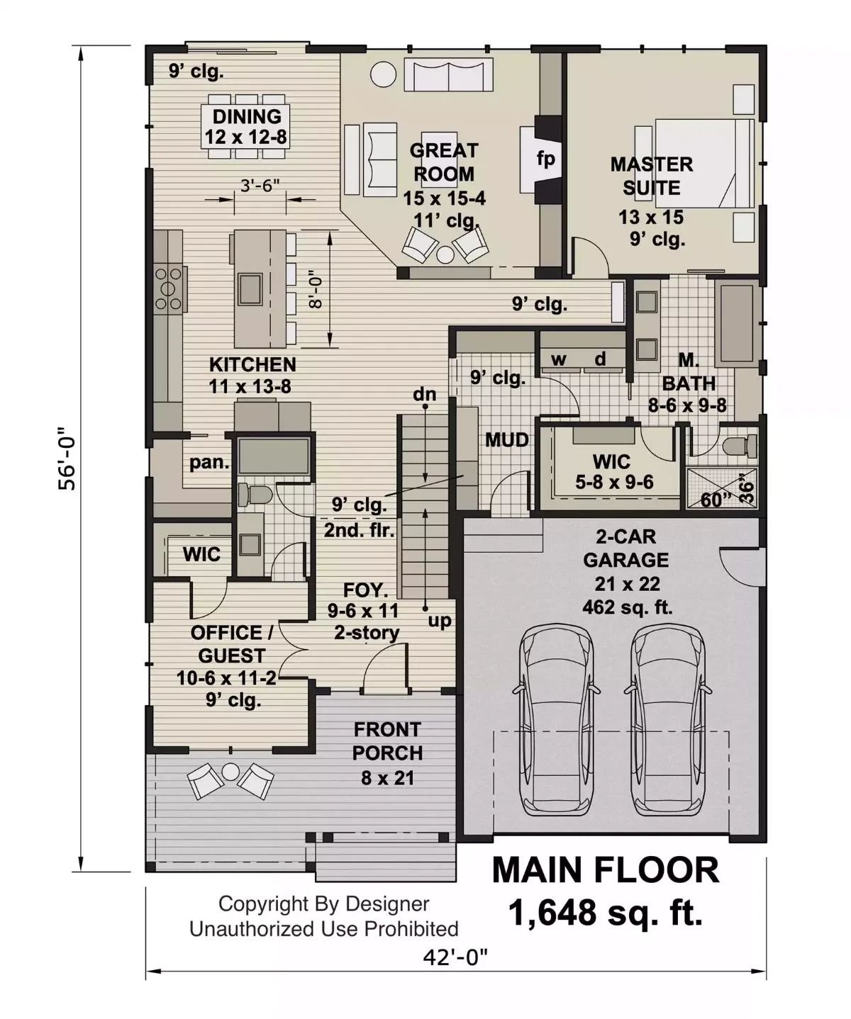 Main Level Floor Plan