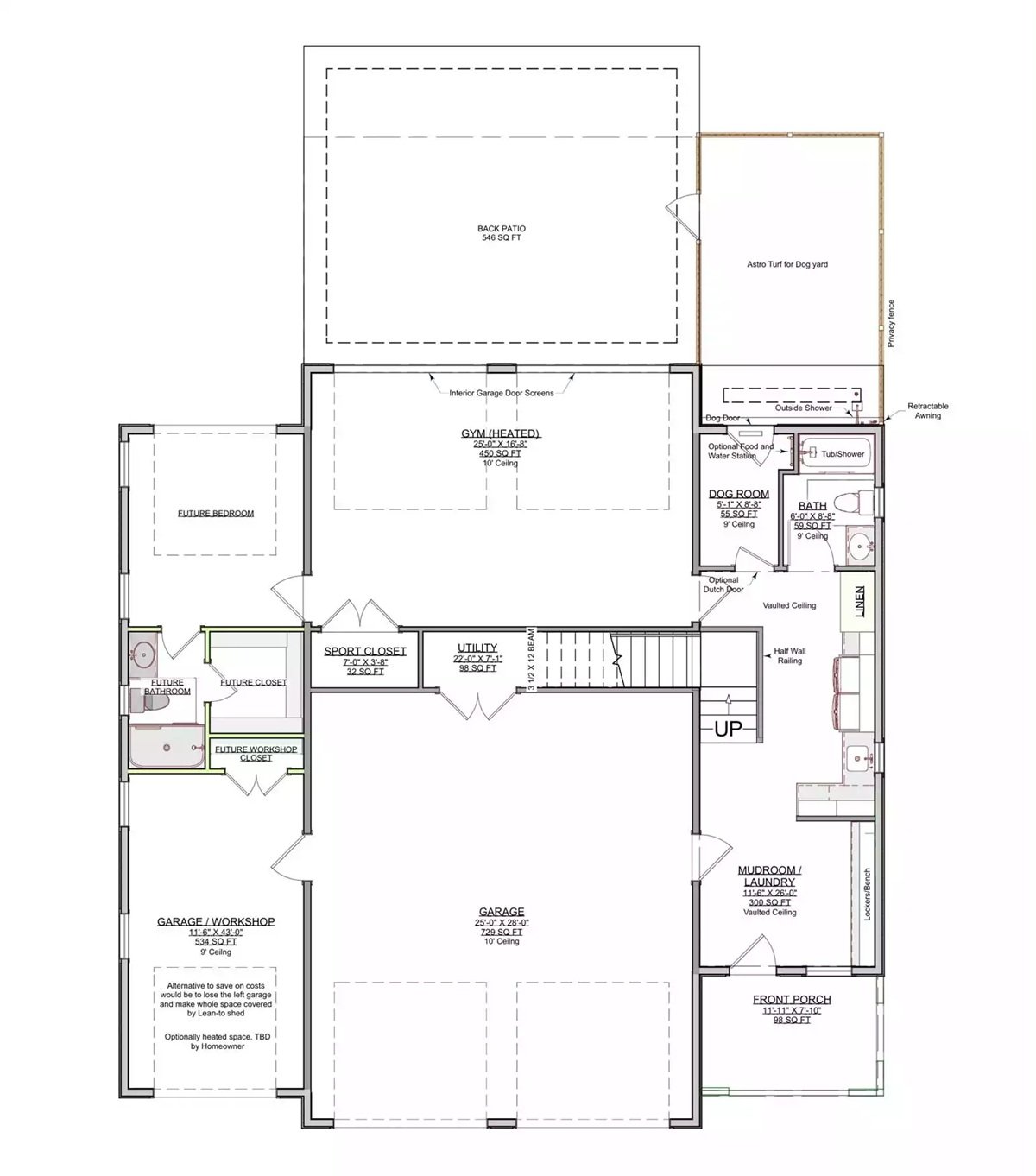 Main Level Floor Plan