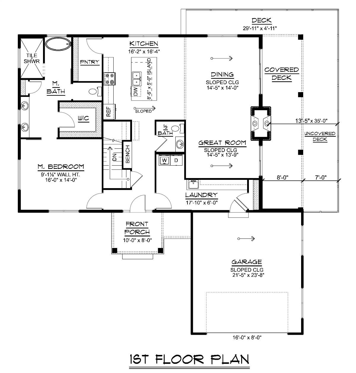 Main Level Floor Plan