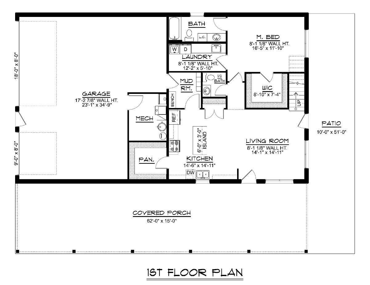 Main Level Floor Plan