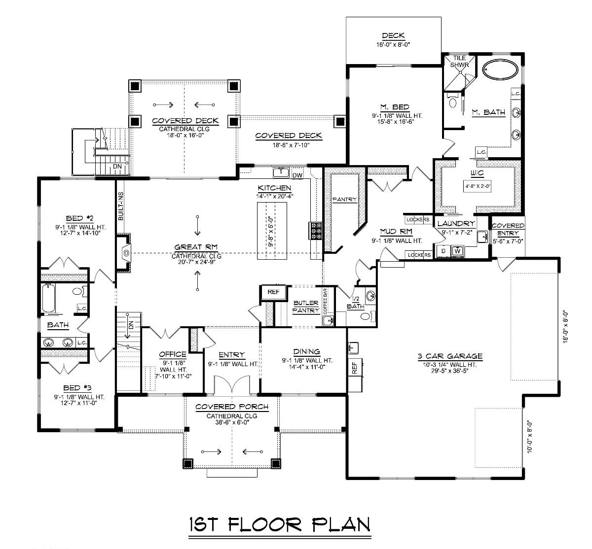 Main Level Floor Plan