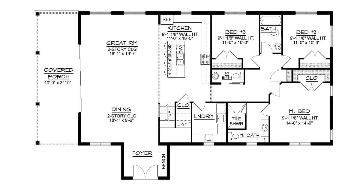 Main Level Floor Plan