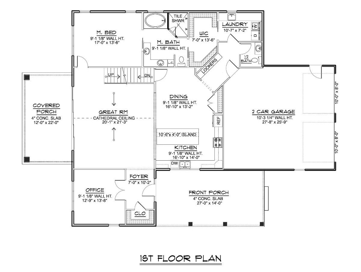 Main Level Floor Plan