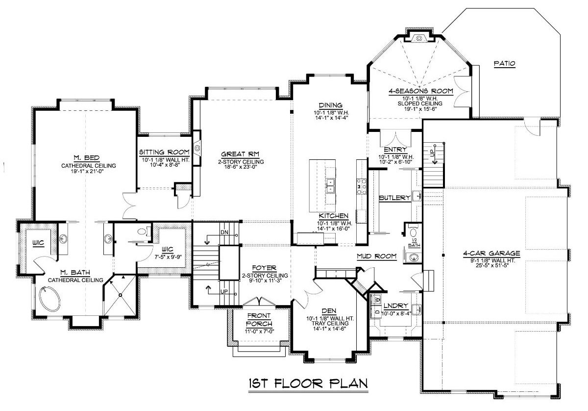 Main Level Floor Plan