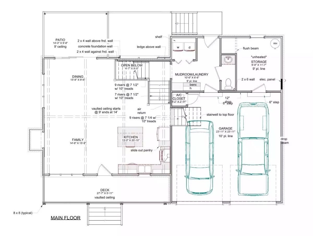 Main Level Floor Plan
