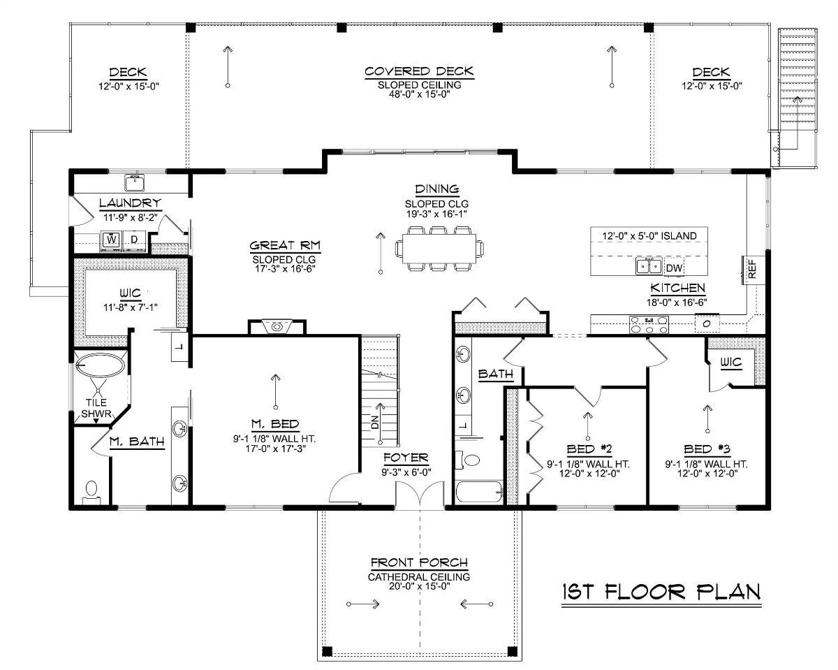 Main Level Floor Plan